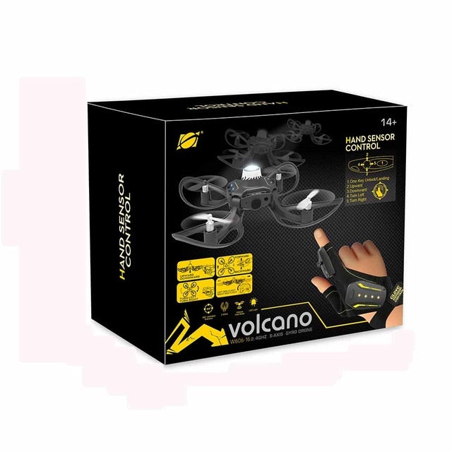 Mini Drone Luva gesto movimento sensor de controle